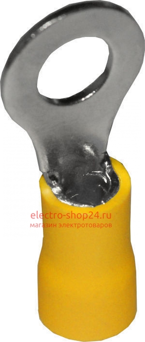 Наконечник кольцевой изолированный НКИ 6,0-6 жёлтый (уп.100шт) НКИ 6,0-6 - магазин электротехники Electroshop
