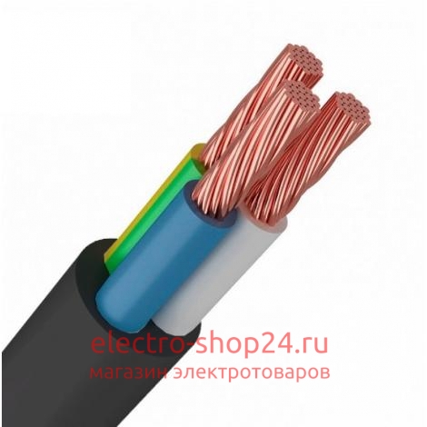 Провод соединительный ПВС 3х1,5 черный п17542 - магазин электротехники Electroshop