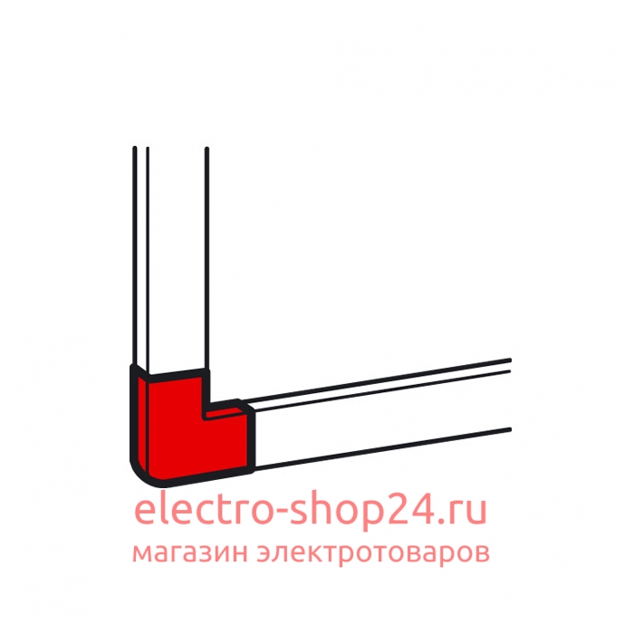 Плоский угол 16x16мм 638113 Legrand METRA 638113 - магазин электротехники Electroshop