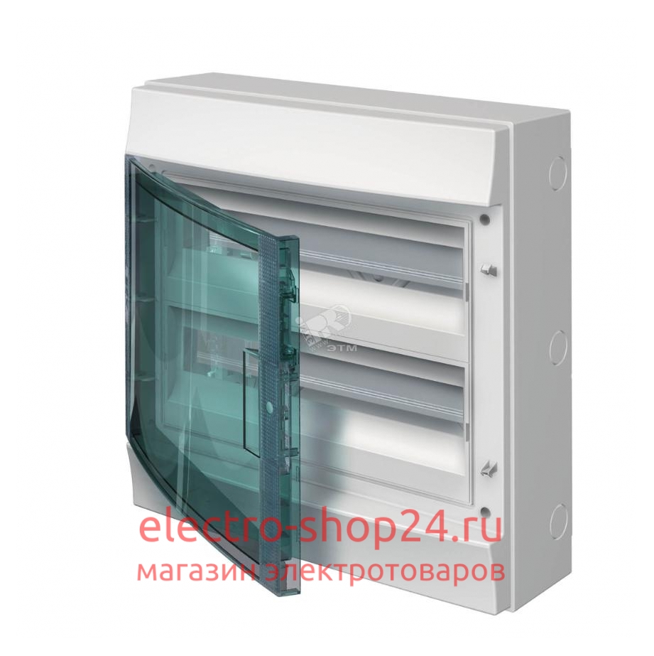 Влагозащищенный настенный бокс ABB Mistral65 36М модулей (2х18) прозрачная дверь с клеммным блоком 1SLM006501A1205 1SLM006501A1205 - магазин электротехники Electroshop