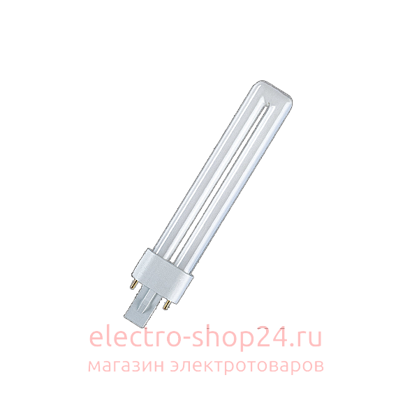 Лампа Osram Dulux S 11W/21-840 G23 холодный белый 4000k 4099854123382 4099854123382 - магазин электротехники Electroshop