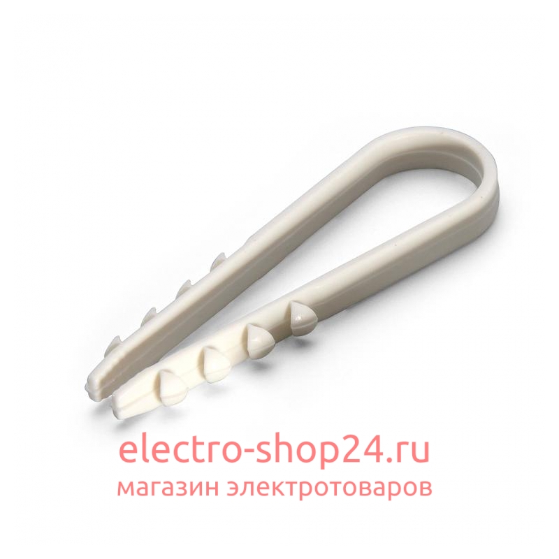 Дюбель-хомут для круглого кабеля ДХ 11–18 (уп.100шт) 56867 56867 - магазин электротехники Electroshop