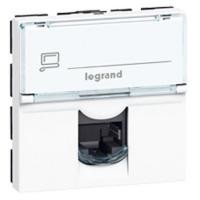 Розетка RJ45 Legrand Mosaic кат.6 UTP 2модуля 076564 076564 - магазин электротехники Electroshop