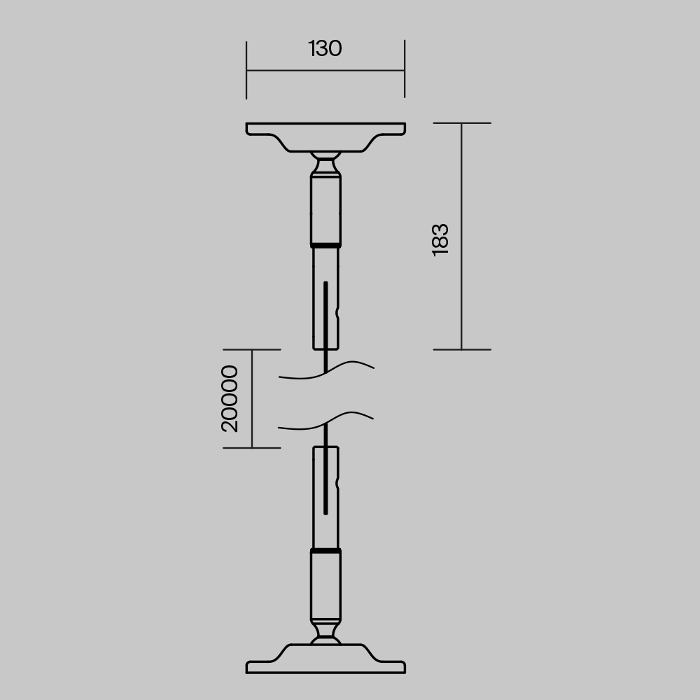 Тросовая система освещения Maytoni Led strip LM-B-20M LM-B-20M - магазин электротехники Electroshop