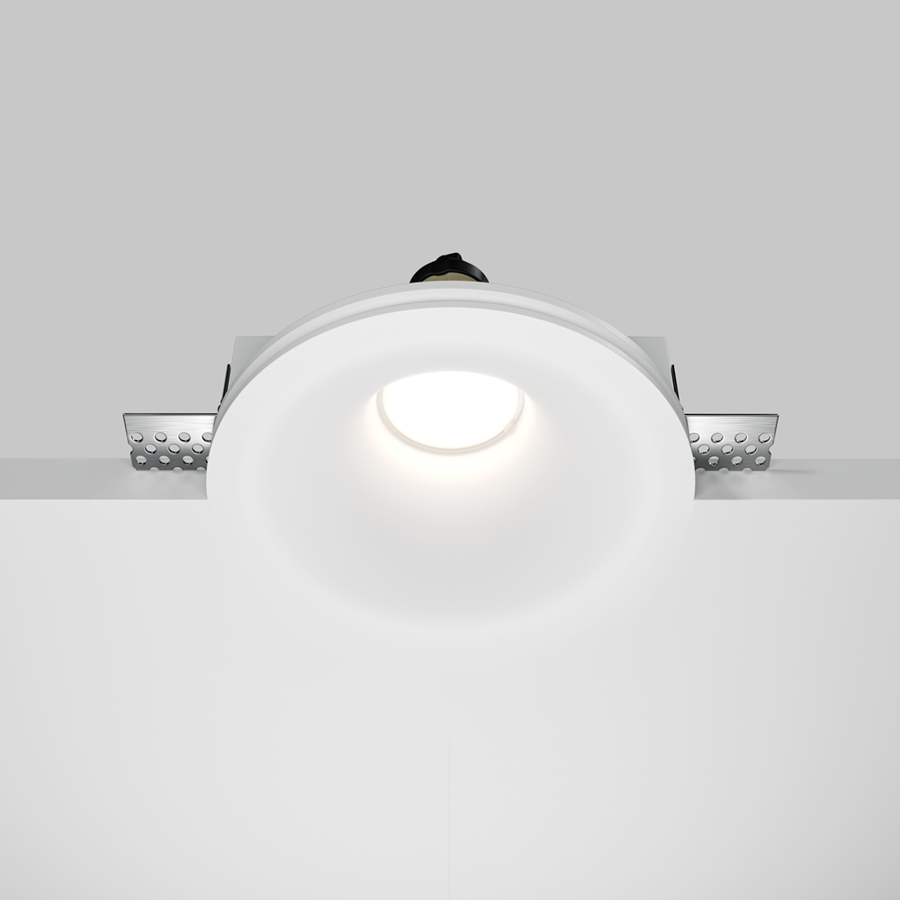 Встраиваемый светильник Maytoni Technical Downlight Gyps Modern DL002-1-01-W-1 DL002-1-01-W-1 - магазин электротехники Electroshop