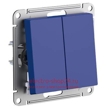 Двухклавишный перекрестный переключатель 10А AtlasDesign аквамарин Systeme Electric ATN001173 ATN001173 - магазин электротехники Electroshop
