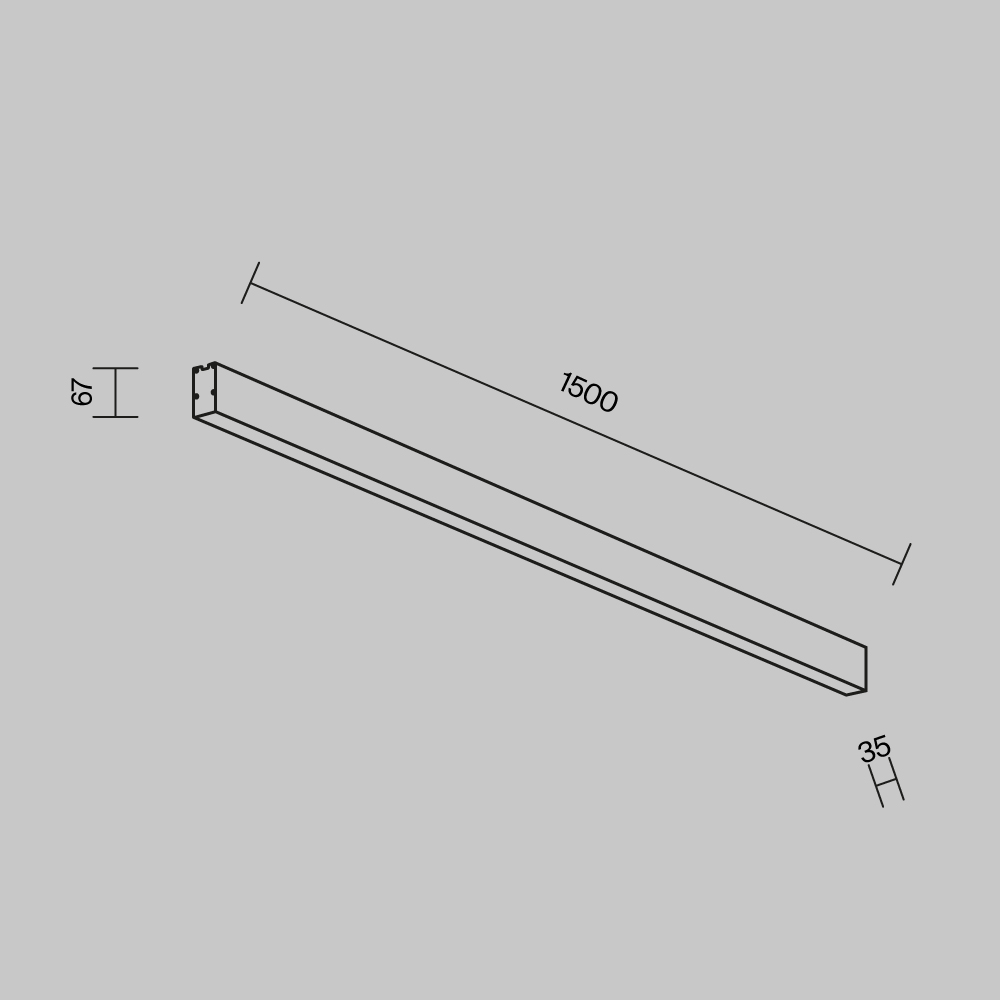 Линейный светильник Maytoni Technical LL311037 LL311037 - магазин электротехники Electroshop