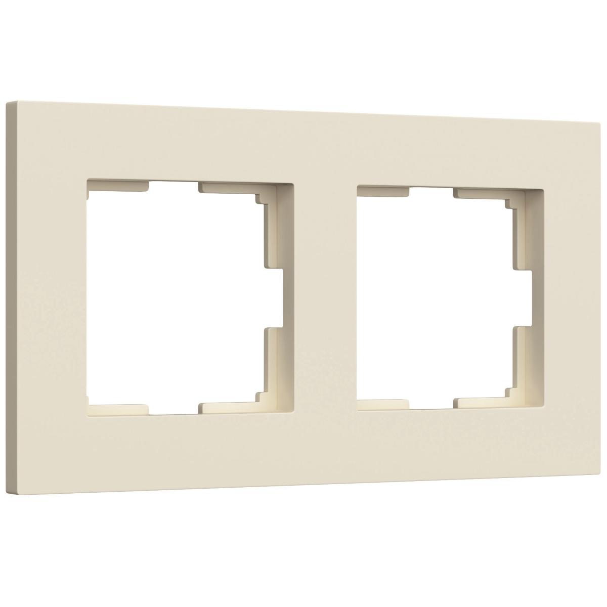 Рамка на 2 поста Werkel Slab 4690389193392 W0022962 a062806 4690389193392 - магазин электротехники Electroshop