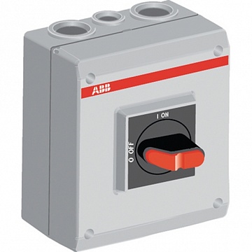Рубильник в боксе ABB OTP32B3M до 32А 3P с рукояткой IP65 1SCA022389R8400 1SCA022389R8400 - магазин электротехники Electroshop
