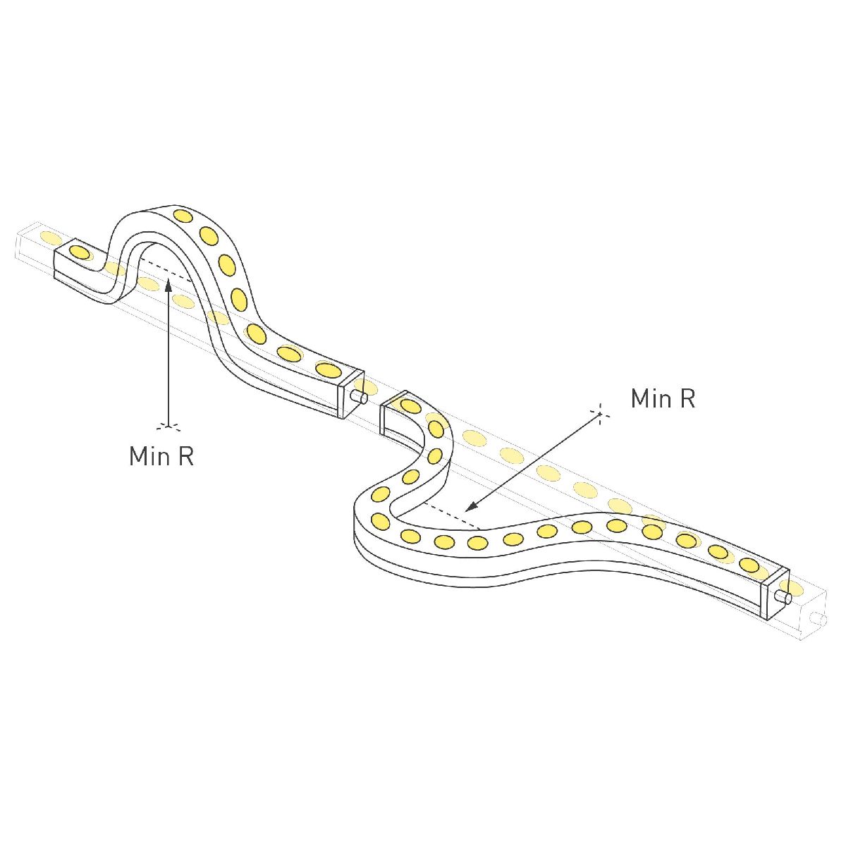 Грейзер Arlight DMX THOR-3D-F24-25x27mm 24V RGBW-Warm 3000 (24 W/m, IP65, 1m, wire x2) 045264 045264 - магазин электротехники Electroshop