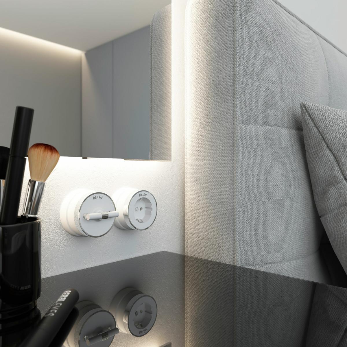 Выключатель на 4 положения двухклавишный Werkel Vintage 4690389183157 W5822050 4690389183157 - магазин электротехники Electroshop