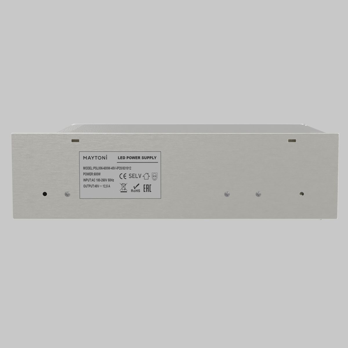 Блок питания Maytoni Led Strip PSL006 48В 600Вт IP20 831012 831012 - магазин электротехники Electroshop