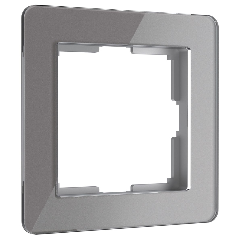 Рамка на 1 пост Werkel Acrylic графит 4690389184833 W0012704 4690389184833 - магазин электротехники Electroshop
