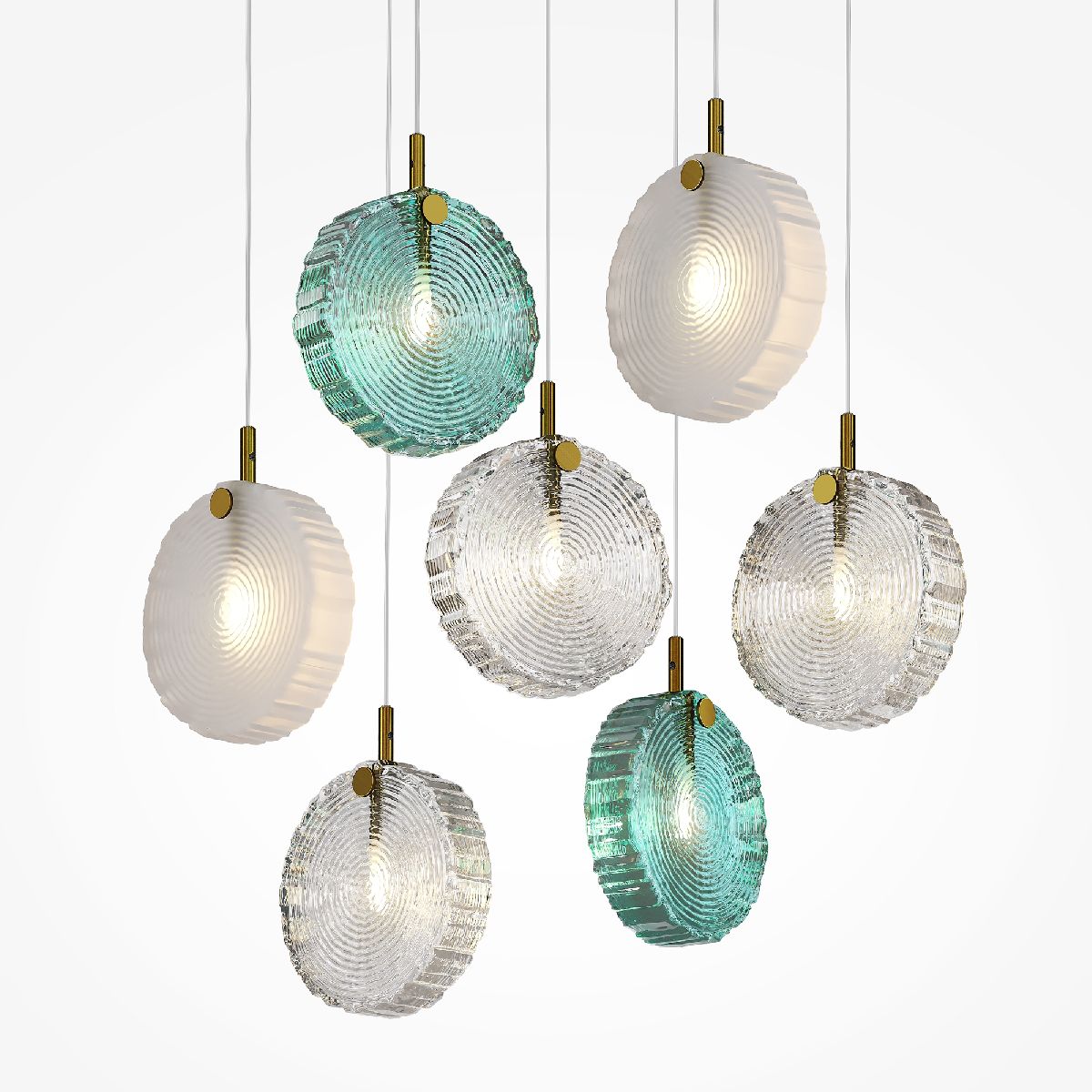Каскадная люстра Maytoni Frozen MOD254PL-07BS MOD254PL-07BS - магазин электротехники Electroshop