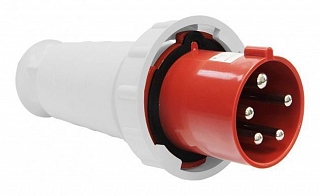 Вилка 035 переносная 3Р+PE+N 63А 380В IP54 Вилка 035 - магазин электротехники Electroshop