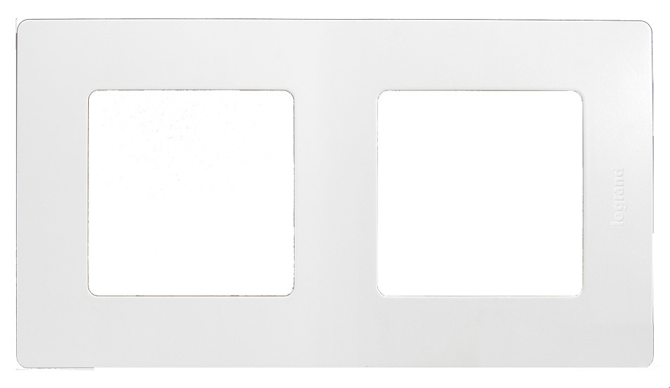 Рамка Legrand Etika 2 поста, белый 672502 672502 - магазин электротехники Electroshop