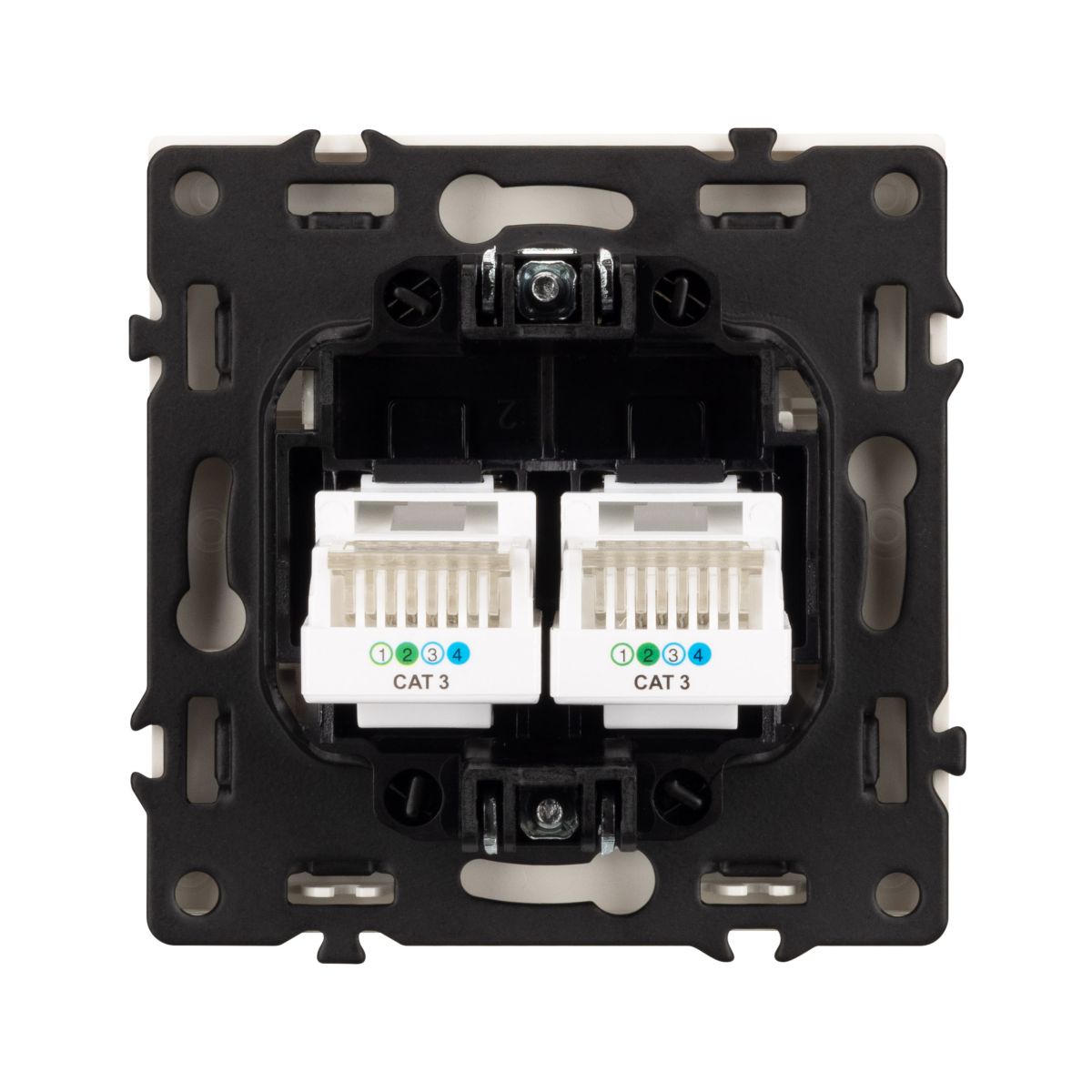 Розетка телефонная двойная софт-тач кашемир Arlight SCT-MTL2-SFPL-CA (2хRJ-11, 4C) 061889(1) 061889(1) - магазин электротехники Electroshop