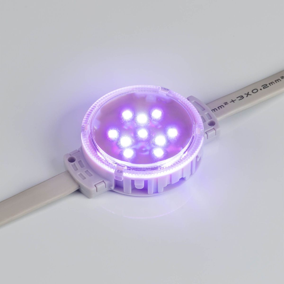 Модуль управляемый Arlight DMX-F10-D50 24V RGBW (2W, IP68, 120 deg) 036825 036825 - магазин электротехники Electroshop