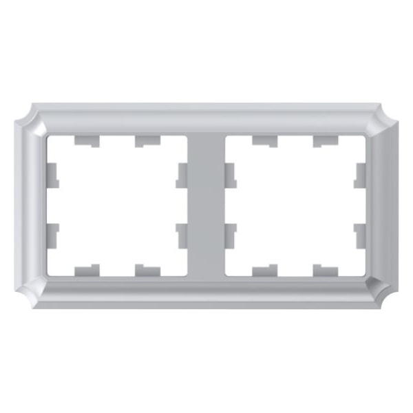 Рамка 2-пост Systeme Electric AtlasDesign Antique алюминий ATN100302 ATN100302 - магазин электротехники Electroshop
