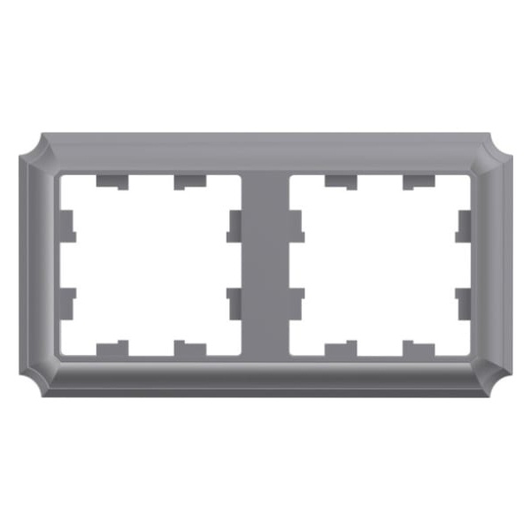 Рамка 2-пост Systeme Electric AtlasDesign Antique сталь ATN100902 ATN100902 - магазин электротехники Electroshop