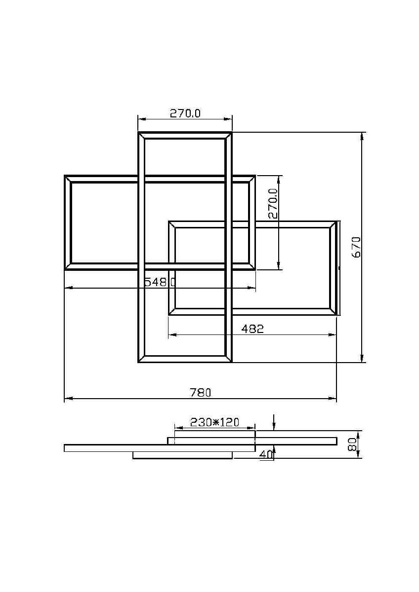 Потолочная люстра Maytoni Line MOD016CL-L80BK MOD016CL-L80BK - магазин электротехники Electroshop