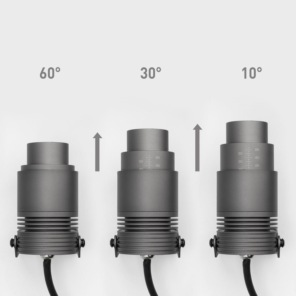 Трековый трехфазный светильник Arlight ALT-RAY-ZOOM-R61-12W Day4000 (DG, 10-60 deg, 230V) (IP67 Металл) 029700(1) 029700(1) - магазин электротехники Electroshop