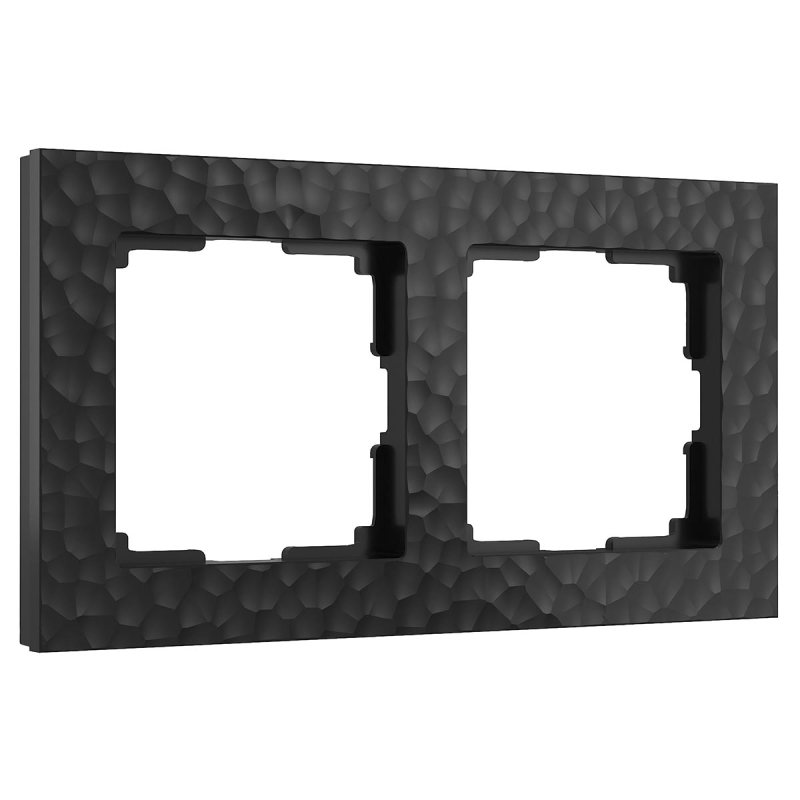 Рамка Werkel Hammer черный 4690389163401 4690389163401 - магазин электротехники Electroshop