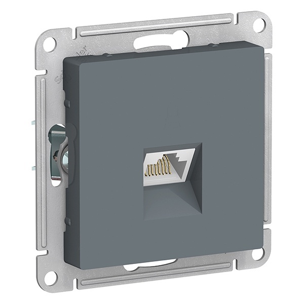 Розетка компьютерная RJ45 кат 6А AtlasDesign грифель Systeme Electric ATN000786 ATN000786 - магазин электротехники Electroshop