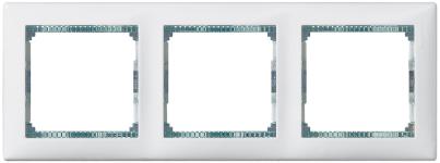 Рамка Legrand Valena 3 поста белый/кристалл 774463 774463 - магазин электротехники Electroshop