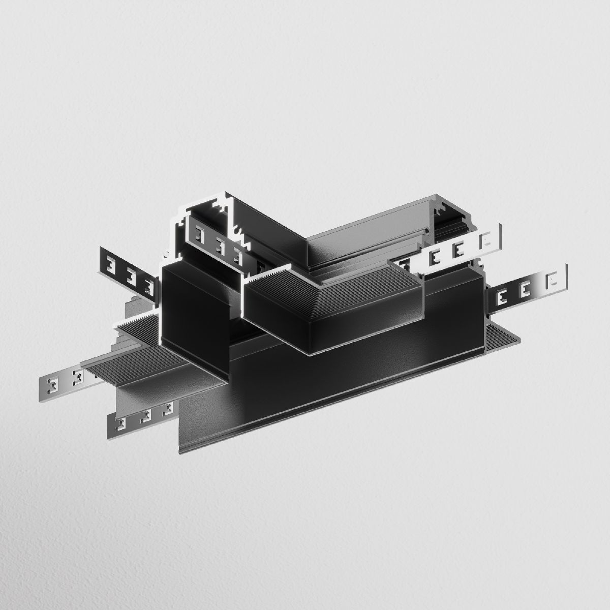 Угол-соединитель для магнитного шинопровода Maytoni Technical Magnetic track system Gravity TRA010CT-42B TRA010CT-42B - магазин электротехники Electroshop