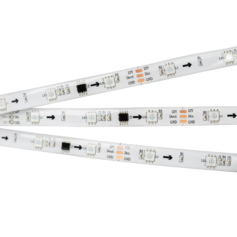 Светодиодная лента герметичная Arlight SPI-SE-B30-10mm 12V RGB-PX3 (7.2W/m, IP65, 5060, 5m) 026369(2) 026369(2) - магазин электротехники Electroshop