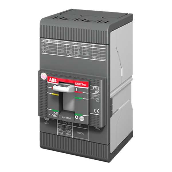 Выключатель автоматический 32A ABB Tmax XT1C 160 TMD 32-450 3P F F 1SDA067392R1 1SDA067392R1 - магазин электротехники Electroshop