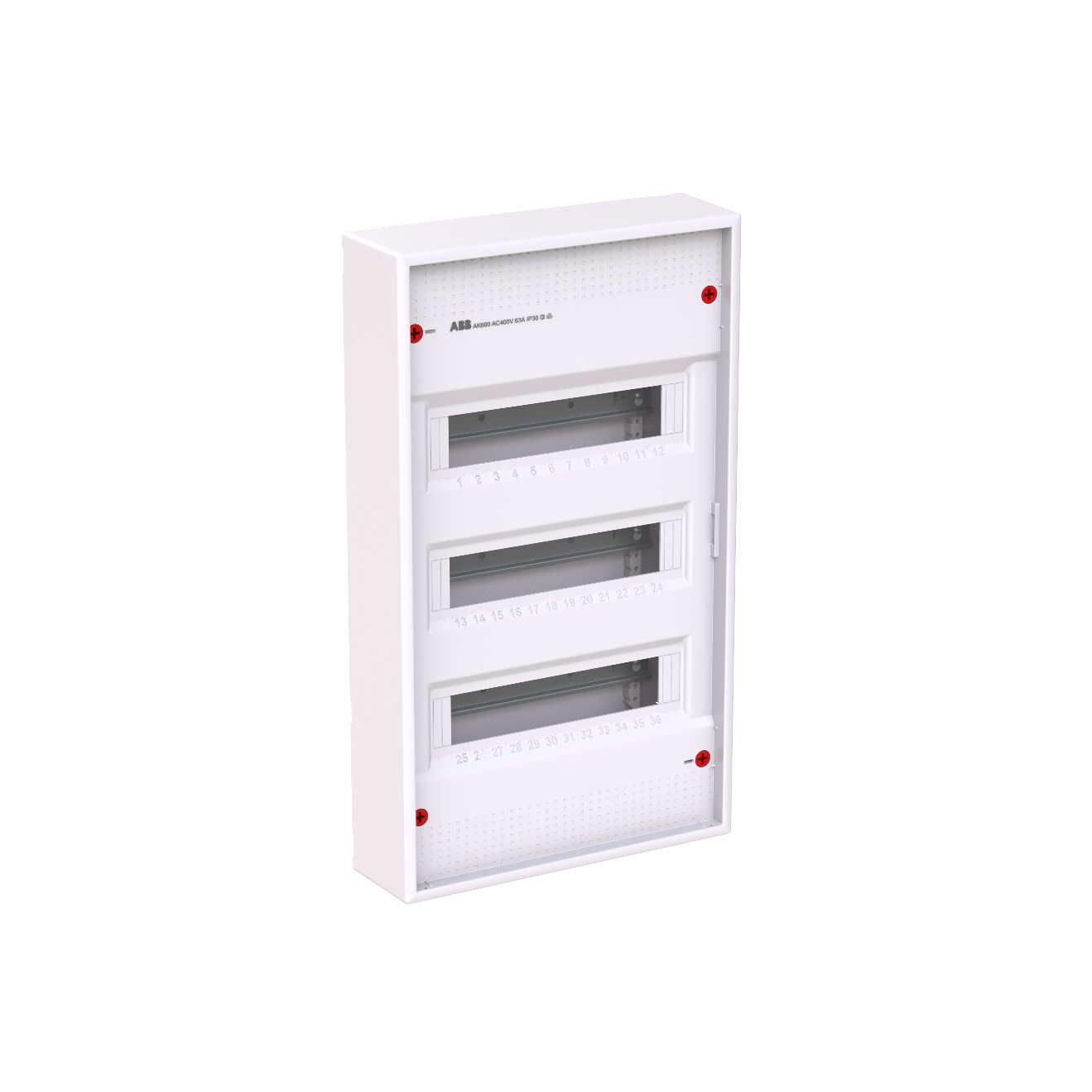 AK636E3 Шкаф накладной ABB на 36 модулей 3-рядный IP30 578x339x99 без двери 2CPX032570R9999 2CPX032570R9999 - магазин электротехники Electroshop