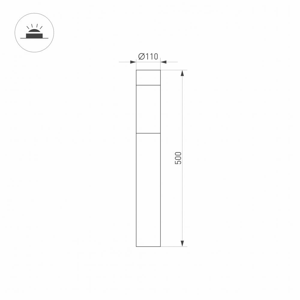 Садовый светильник Arlight Lgd-stem-boll 029966 029966 - магазин электротехники Electroshop