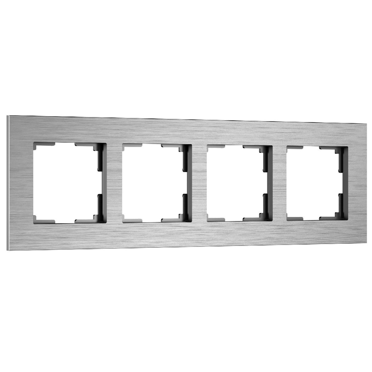 Рамка на 4 поста Werkel AluMax 4690389204098 W0043506 a066328 4690389204098 - магазин электротехники Electroshop