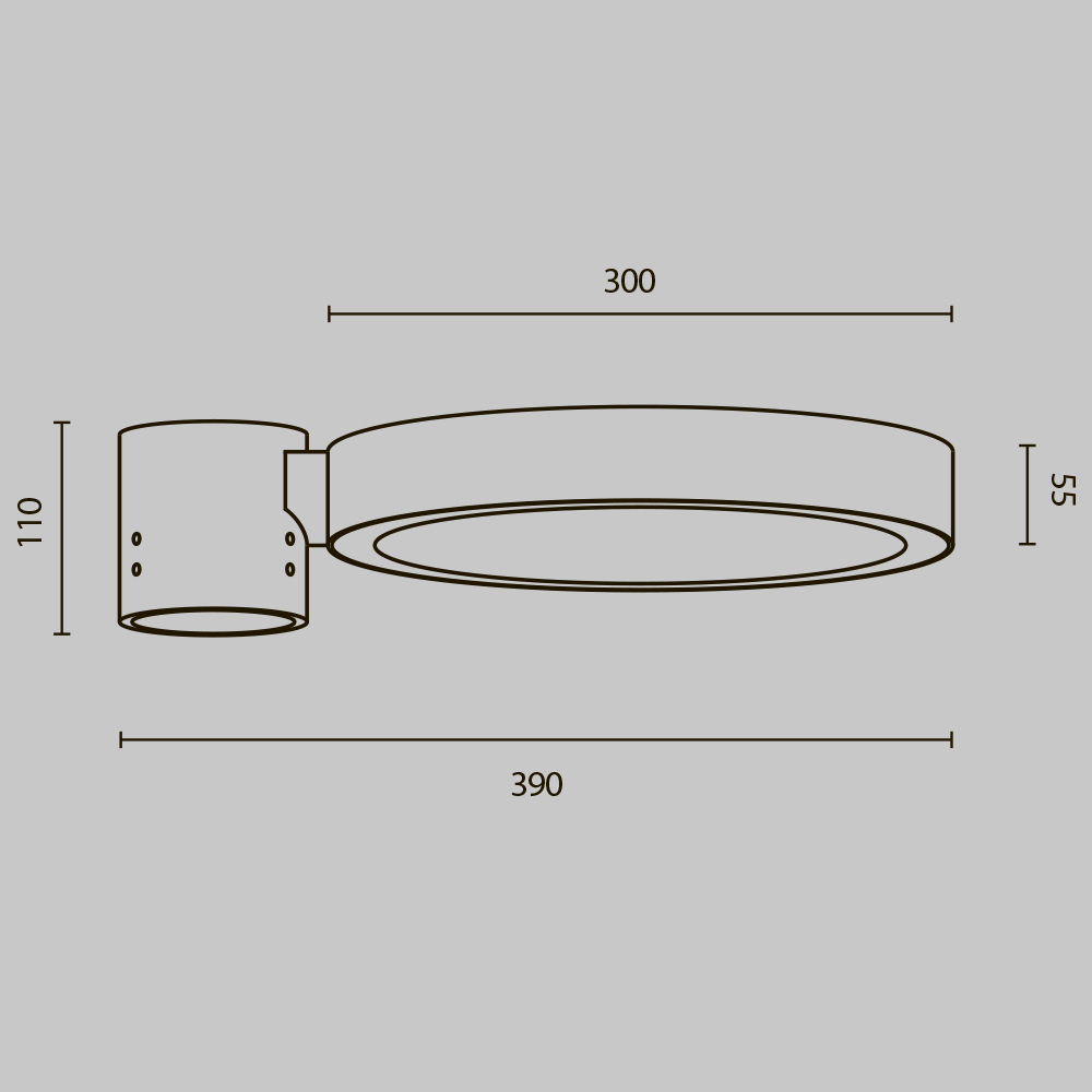 Парковый светильник Maytoni Dion O472H-L50GF3K O472H-L50GF3K - магазин электротехники Electroshop
