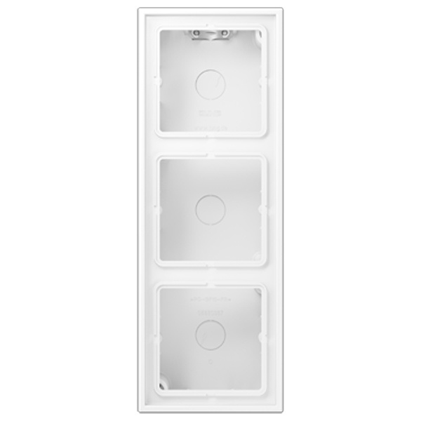 Коробка для накладного монтажа Jung LS 3-ая Белоснежный матовый LS583AWWM  LS583AWWM - магазин электротехники Electroshop