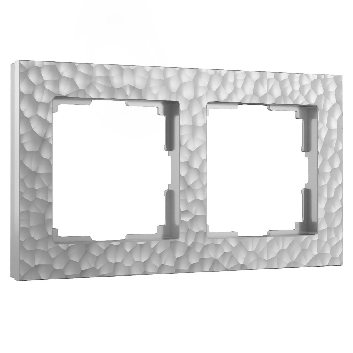 Рамка Werkel Hammer серебряный 4690389163395 4690389163395 - магазин электротехники Electroshop
