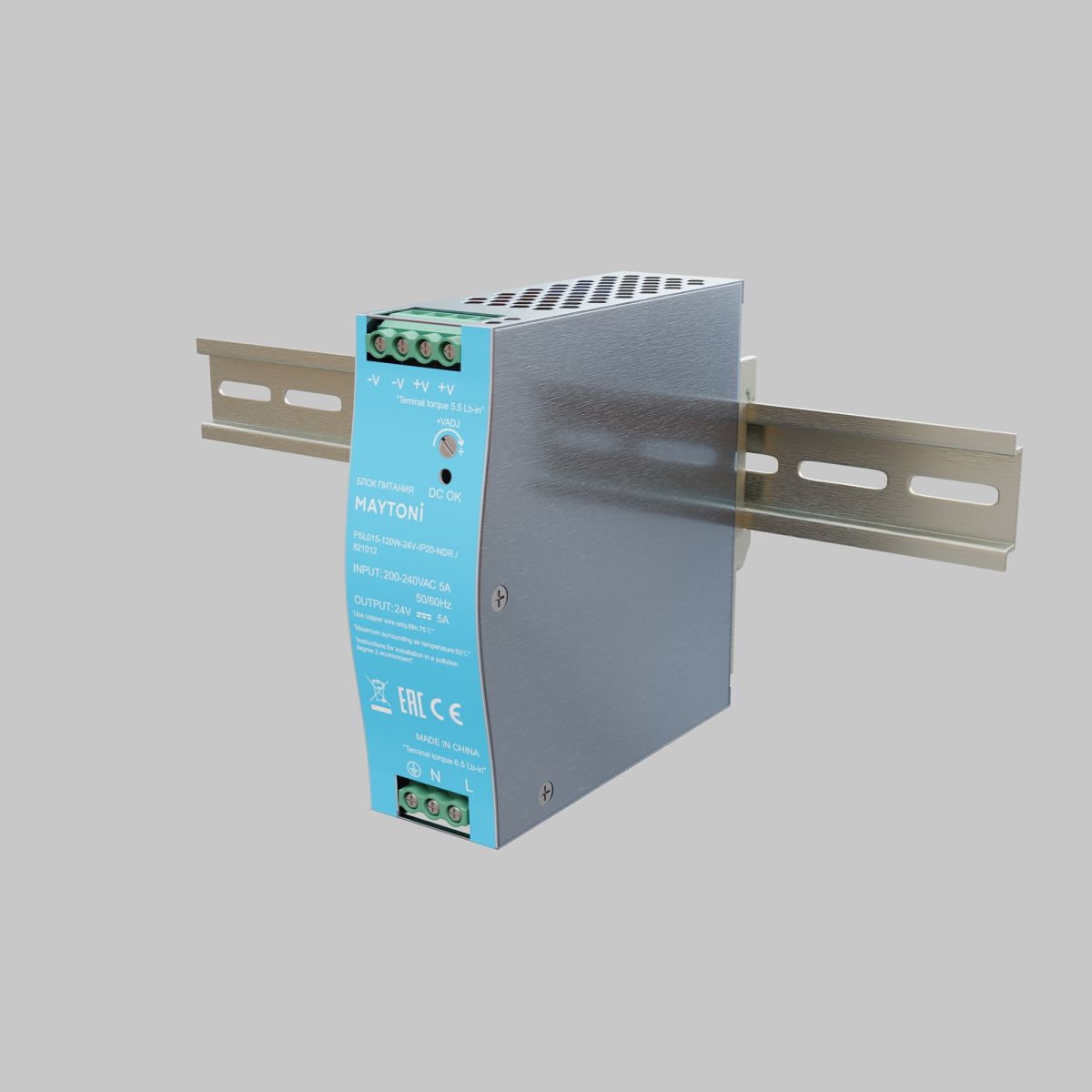 Блок питания Maytoni PSL015 120Вт DC24В IP20 821012 821012 - магазин электротехники Electroshop