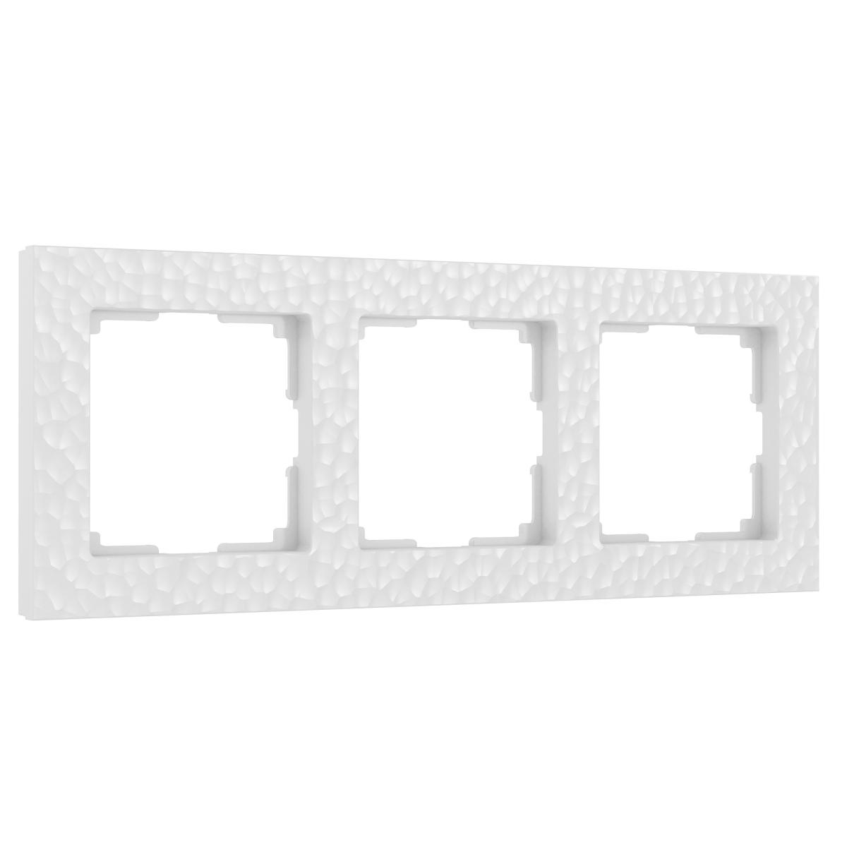 Рамка Werkel Hammer белый 4690389163425 4690389163425 - магазин электротехники Electroshop