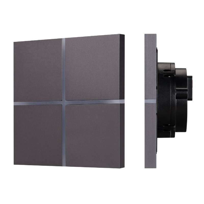 Сенсорная панель Arlight KNX-304-13-IN Grey BUS, Frameless 038309 038309 - магазин электротехники Electroshop