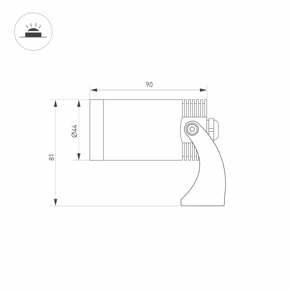 Светильник для фонтанов Arlight Kt-water 028079 028079 - магазин электротехники Electroshop