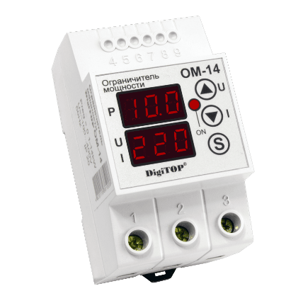 Ограничитель мощности OM-14 DigiTOP OM-14 - магазин электротехники Electroshop