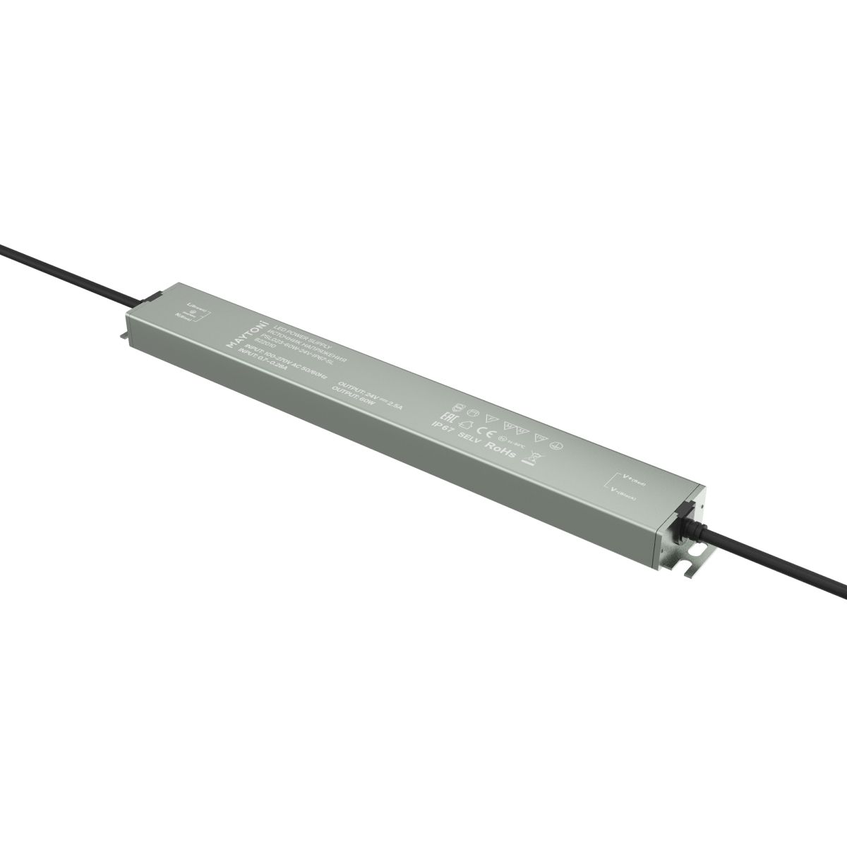 Блок питания Maytoni Led Strip PSL023 24В 60Вт IP 67 822010 822010 - магазин электротехники Electroshop