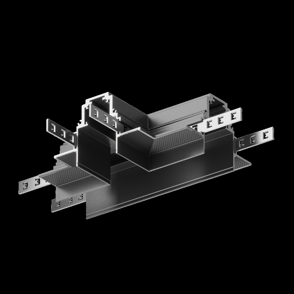 Угол-соединитель для магнитного шинопровода Maytoni Technical Magnetic track system Gravity TRA010CT-42B TRA010CT-42B - магазин электротехники Electroshop