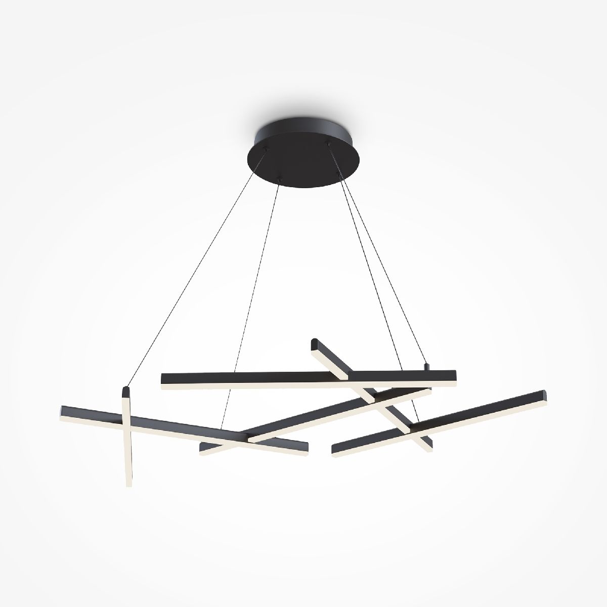 Подвесная люстра Maytoni Line MOD016PL-L80BK MOD016PL-L80BK - магазин электротехники Electroshop