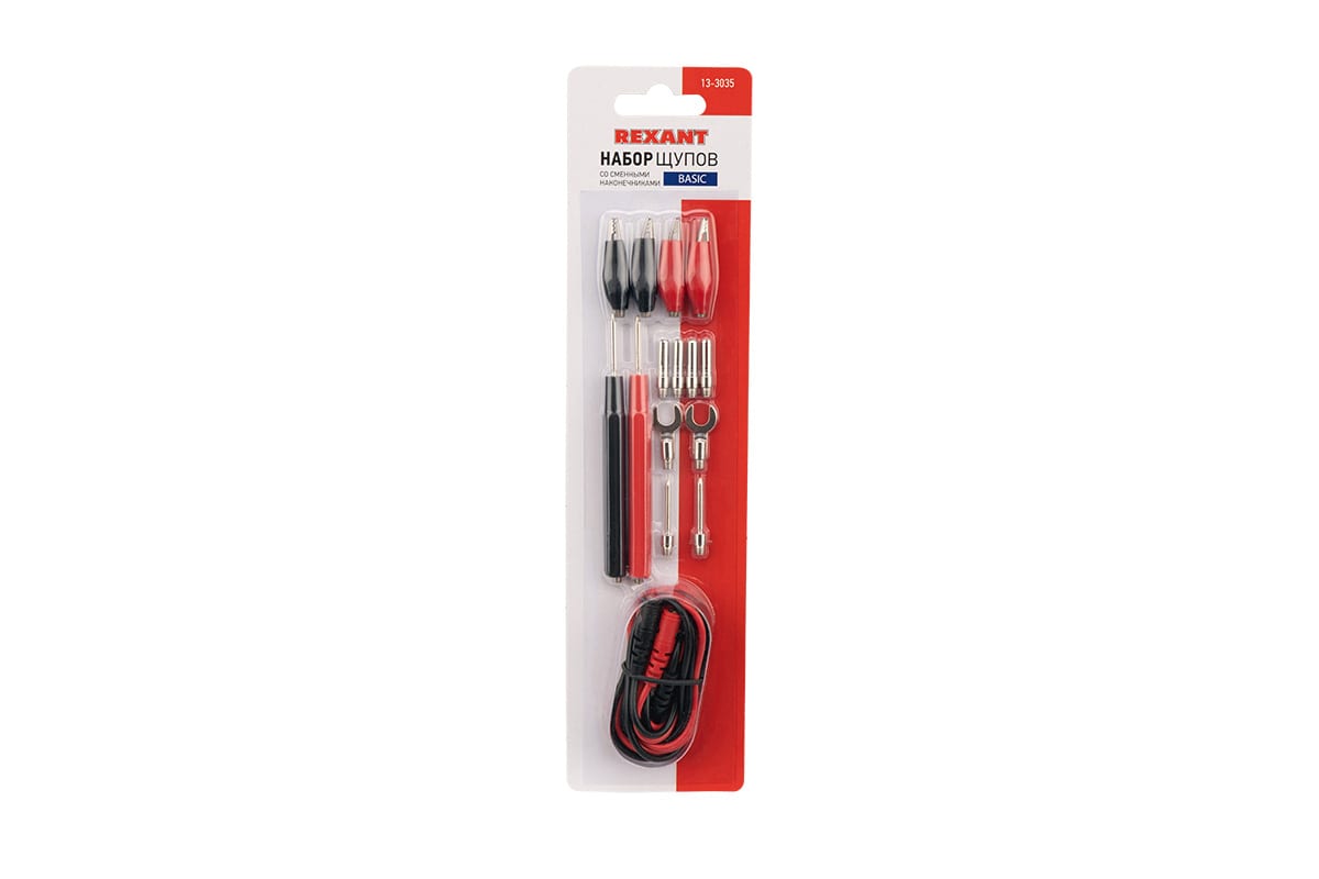 Набор щупов со сменными насадками REXANT Basic 13-3035 13-3035 - магазин электротехники Electroshop