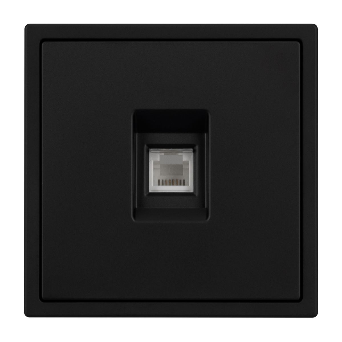 Розетка телефонная софт-тач черный оникс Arlight SCT-MTL1-SFPL-BK (RJ-11, 4C) 054301(1) 054301(1) - магазин электротехники Electroshop