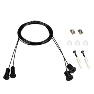 Подвес Arlight ARL-2x2m Set BLACK (Pad 9x2mm) 039187(1) 039187(1) - магазин электротехники Electroshop