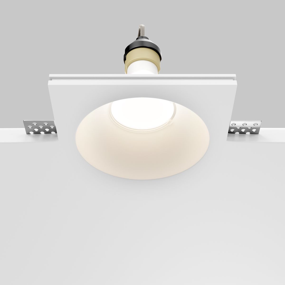 Встраиваемый светильник Maytoni Technical Gyps Modern DL129-GU10-01-W DL129-GU10-01-W - магазин электротехники Electroshop